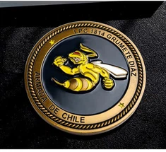 3D design suvenýrová kovová mince ke 40. výročí