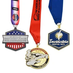 Vlastní zlatá sportovní medaile