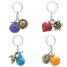 Kovová cetka dárky Ďábel ovoce One Piece Key Chain